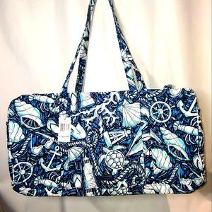 Vera Bradley Large Traveler Duffel -Shore Enough
